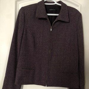 Laura Studio women's jacket size 10 zipper polyester very good condition